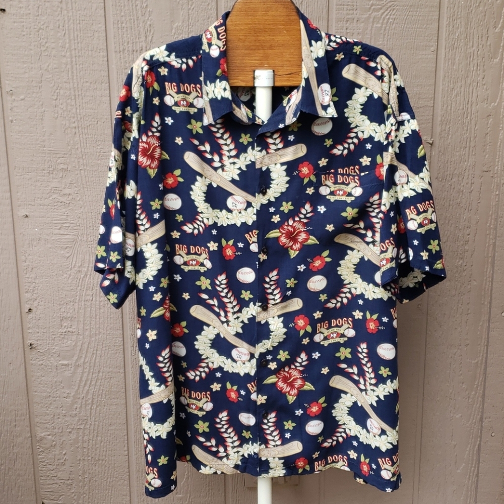 Mens Big Dog Tropical shirt